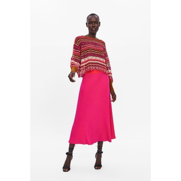 Zara Sweaters Zara Crochet Cropped Sweater Poshmark